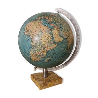 Taride Vintage Globe 1980 (Marble aluminum paper)