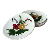 Plates of Pornic MBFA spring model hand painted