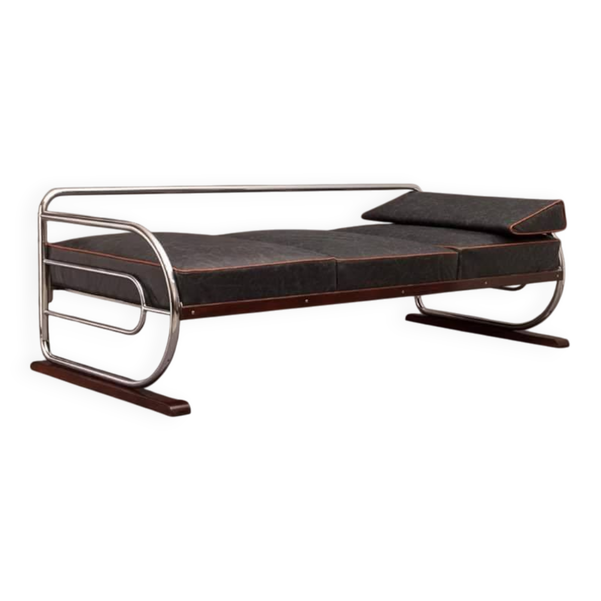 Canapé daybed by Hynek Gottwald, Czech Bauhaus 1940s