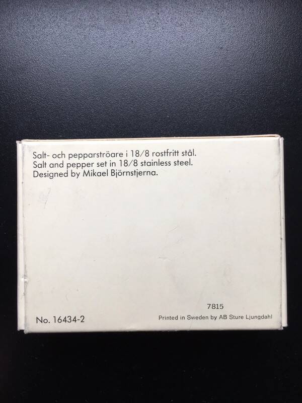 Boda Nova New Salt and Pepper Shakers