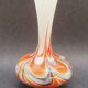 Vase Italy by Carlo Moretti 1970 opaline orange black