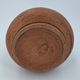 Vase in raw chamotte sandstone enameled with gold, Italy, Bitossi for Raymor, circa 1960/1970