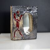 Miroir en céramique, Galerie Palissy, années 60