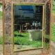 Old parecloses mirror, engraved decoration