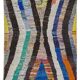 Tapis boho recyclé turc fait main 98 cm x 290 cm