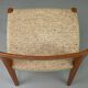 Set of 4 Teak and Wool Dining Chairs by Swegards, Sweden, 1960s