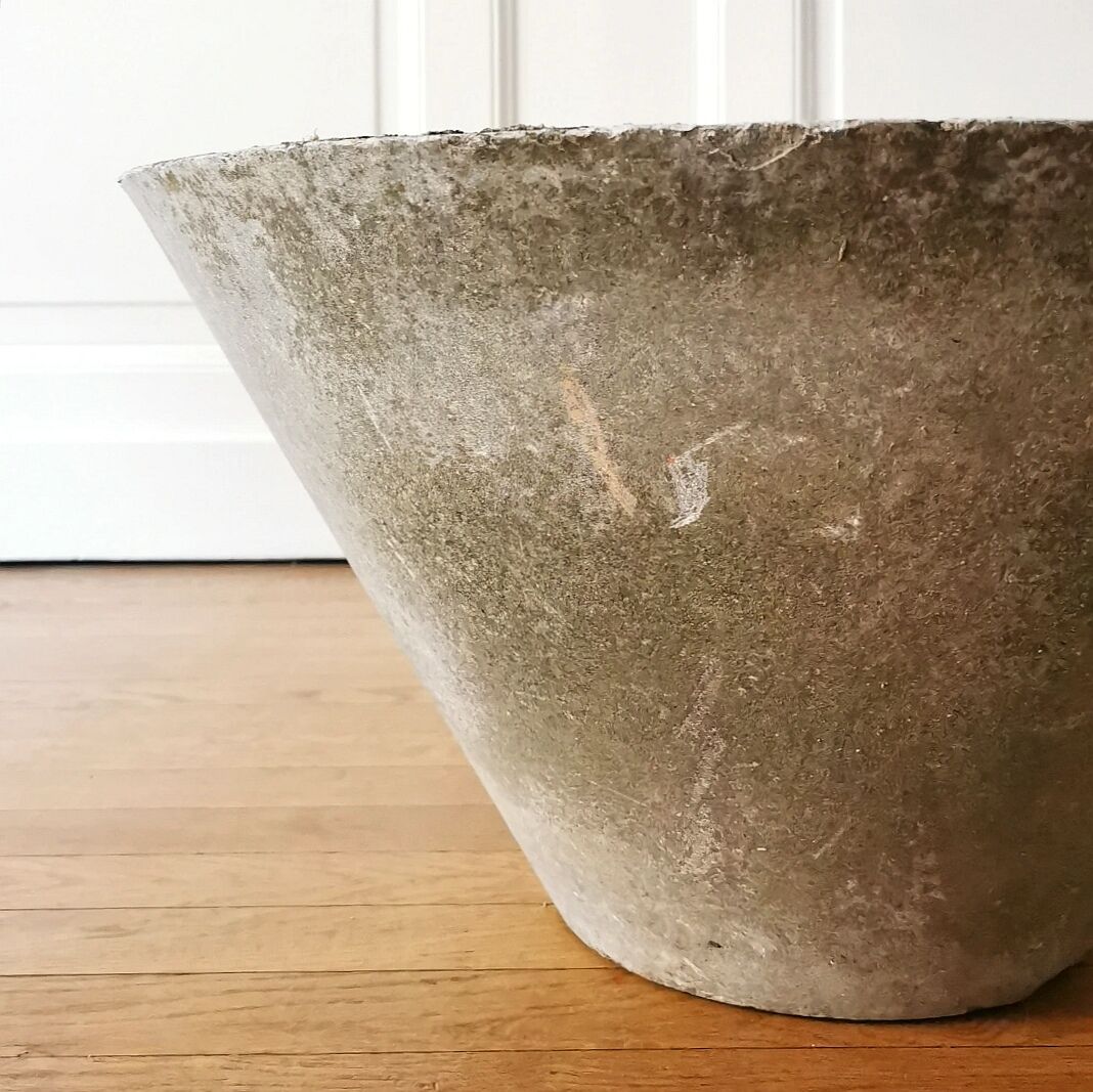Cement cone planter, Eternit