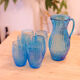 Service à orangeade vintage italien verres et carafe
