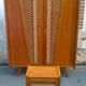 Vintage rattan bedside
