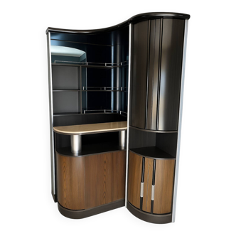 Bar vintage années 70 – Formica, métal & marbre