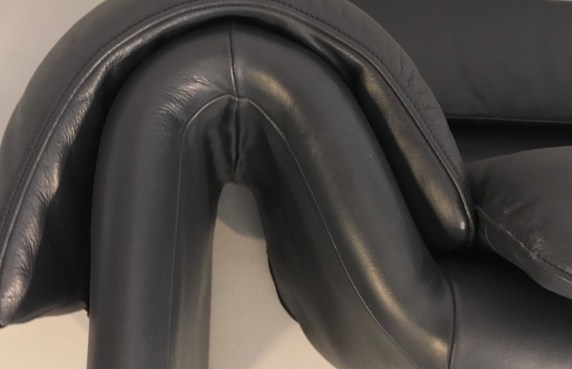 Sofa 2 seater "DS 2011" leather from Sede 1980 s