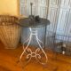 Art nouveau side table 1890 with hand-forged faux marble