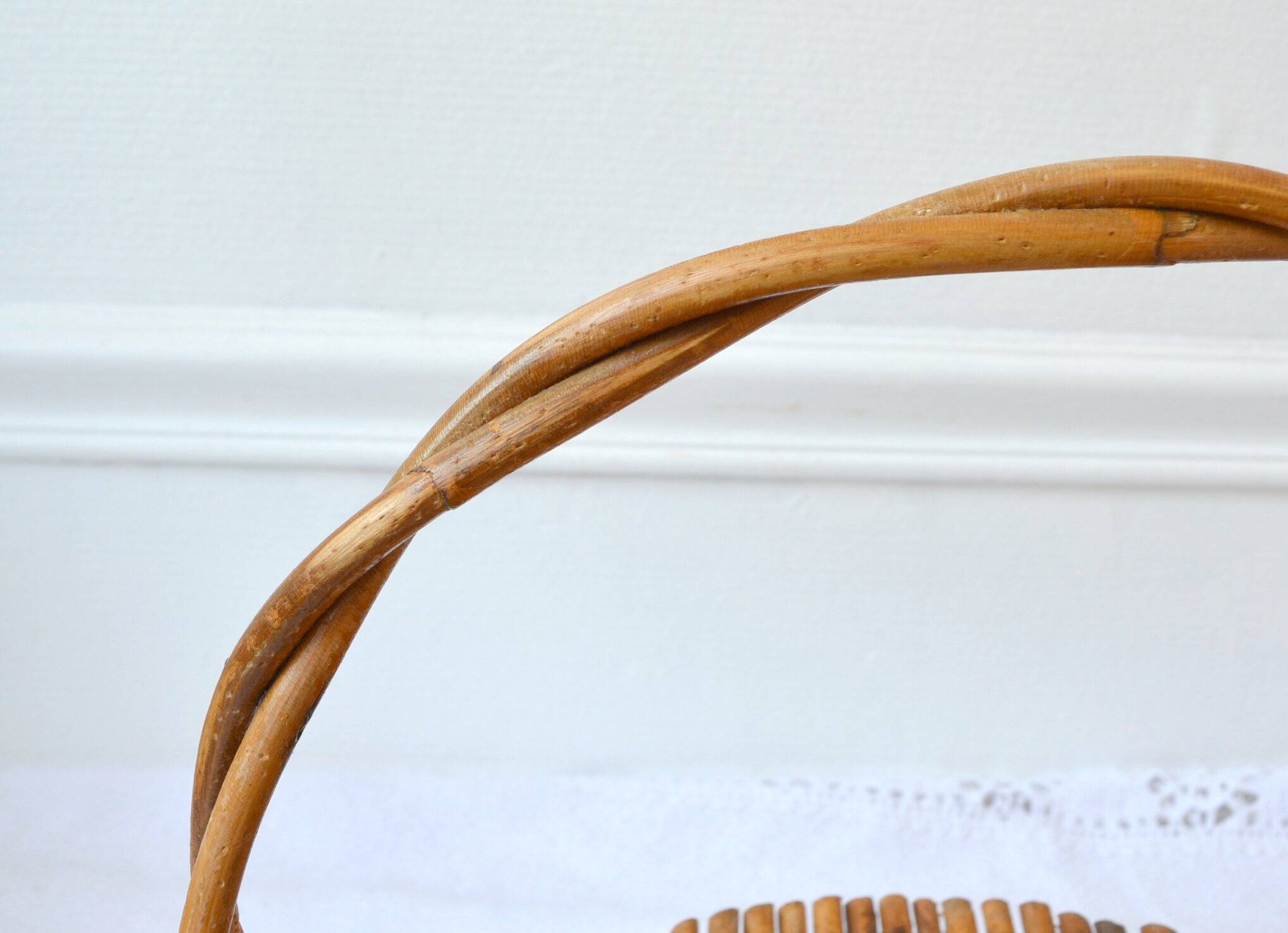 Rattan vase