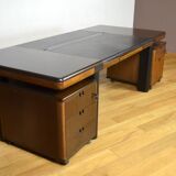 Huge Executive Desk Faram Italy Vintage Edition 1980