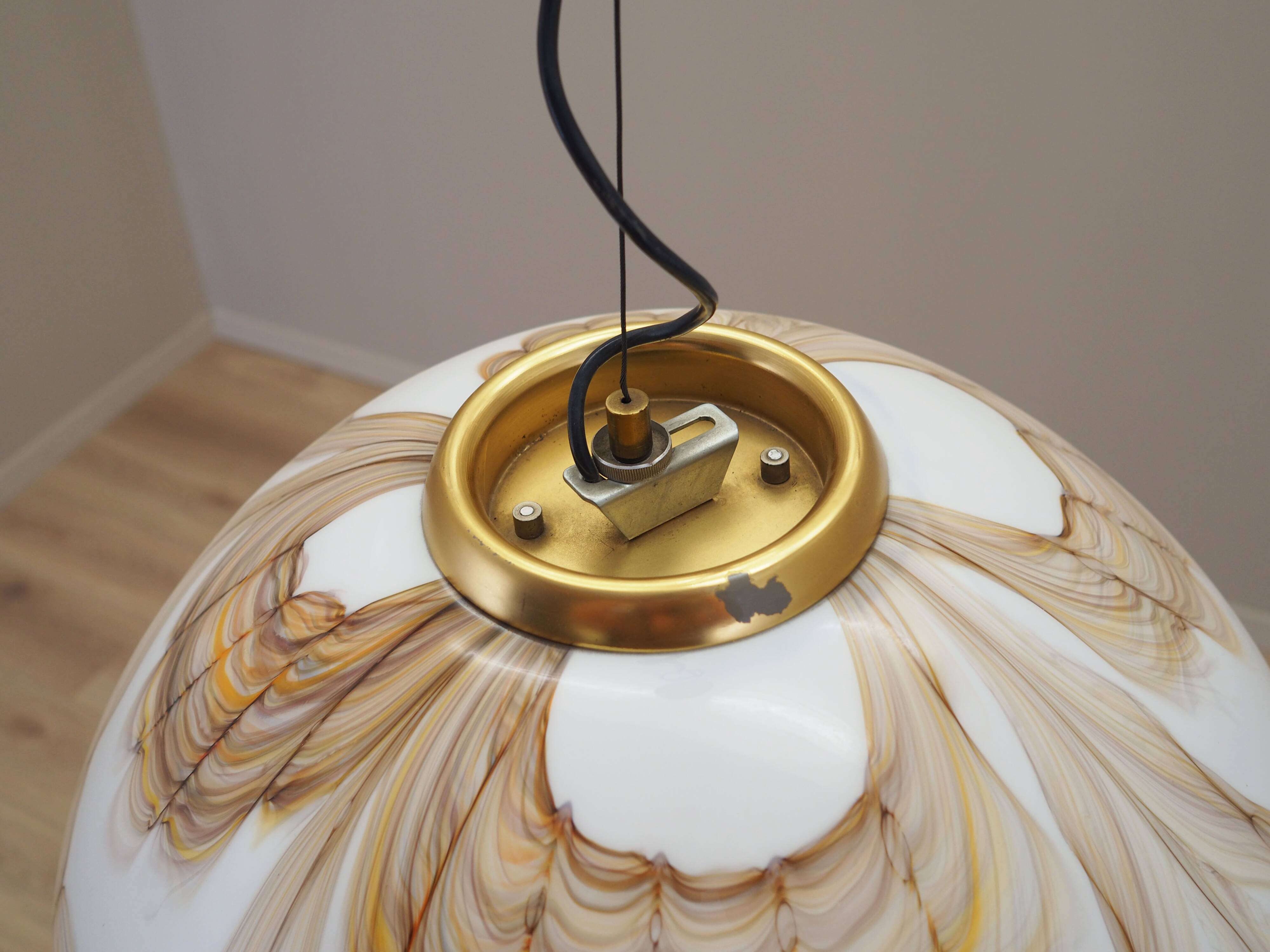 Pendant lamp, Murano glass, Italian design, 1970s, production: Italy