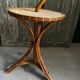 1960s rattan floor lamp – 3-in-1