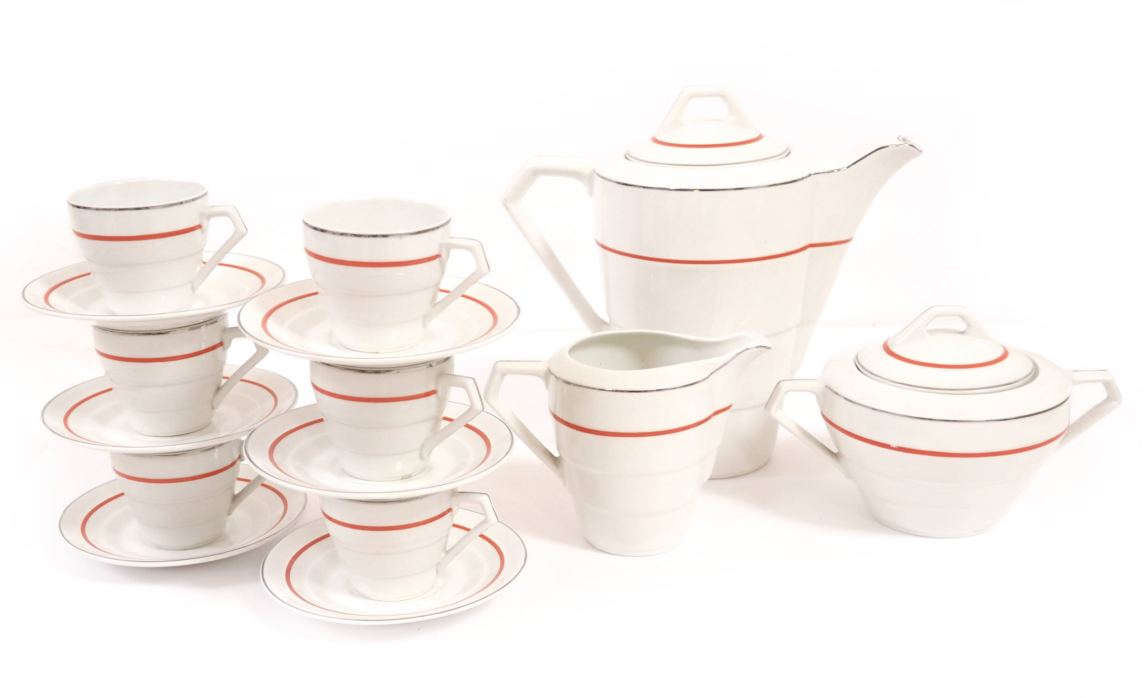 Art deco coffee service