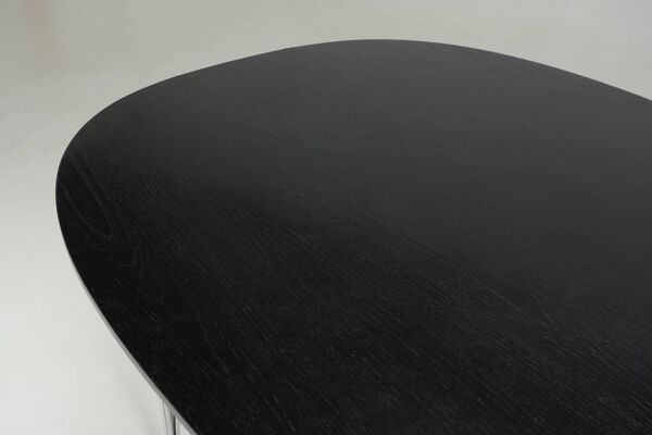 Table de Piet Hein SuperEllipse ed. Fritz Hansen circa 1980