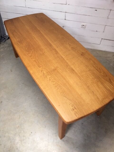 Table to eat solid blond oak oblong shape