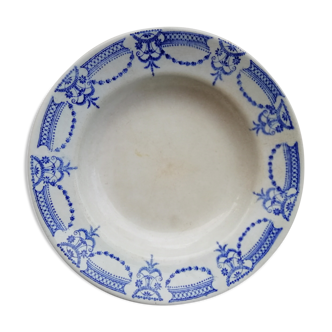 Terre de Fer soup plate, Moulin des Loups, colonial model