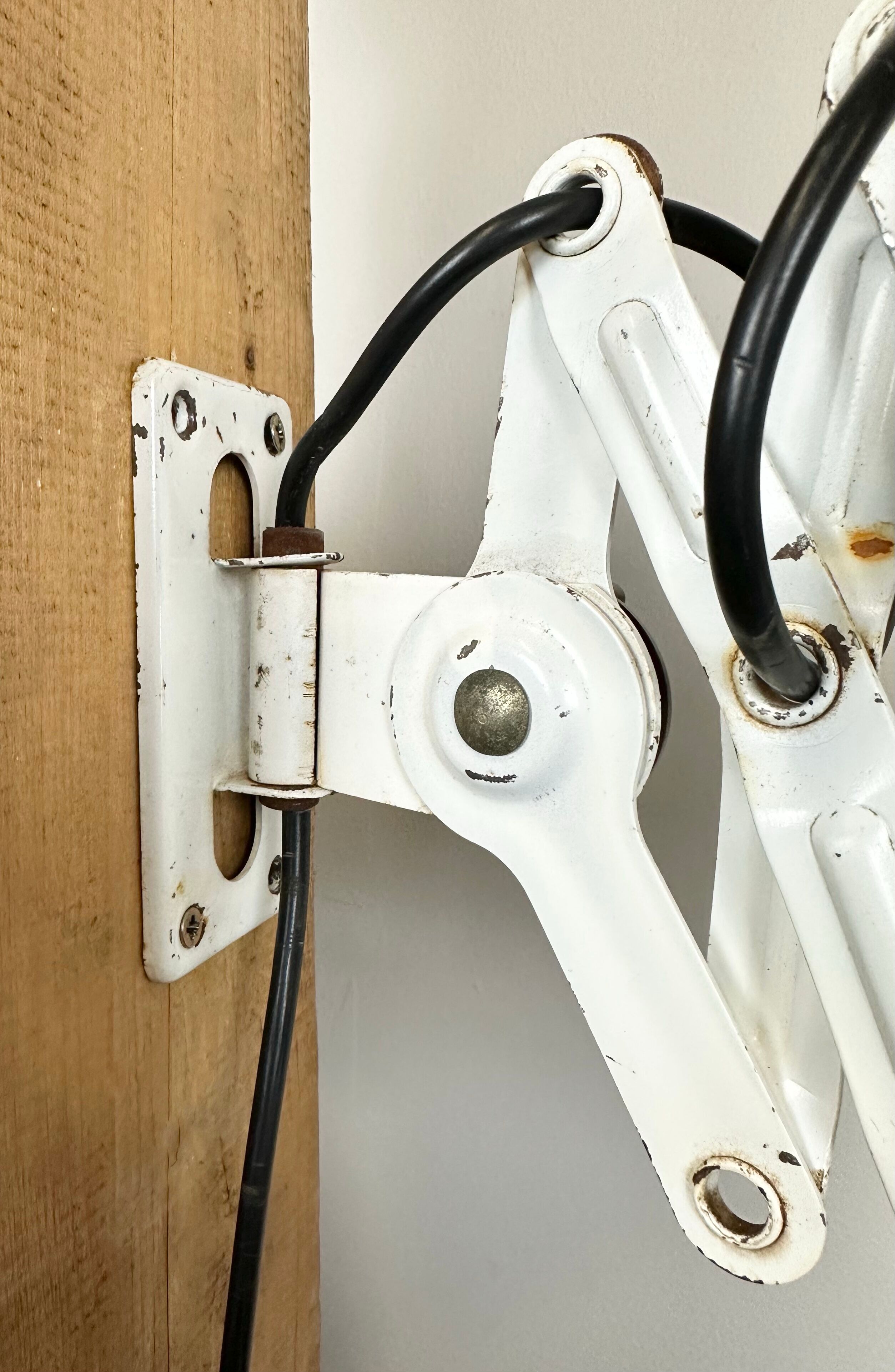 Industrial East German Scissor Lamp from VEB Zweckleuchtenbau Dresden, 1950s