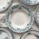 6 mismatched Saint Amand ironstone soup plates
