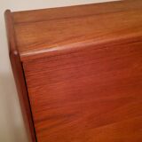 Convenient Danish teak secretary Craftsmanship M.K from the 60s