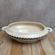 Iron Earth vegetable dish Salins model Old Checkerboard