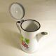 Retro style enamelled coffee maker
