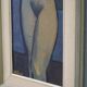 Nude, Swedish Modern Signed Painting, 1960s, Oil on Canvas, Framed