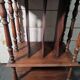Antique walnut music cabinet