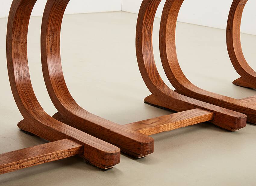 Bas van Pelt Rare Set of 6 Dining Chairs for My Home 1936