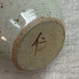 Glazed stoneware vase signed Charles Hair