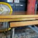 Table en formica avec rallonges