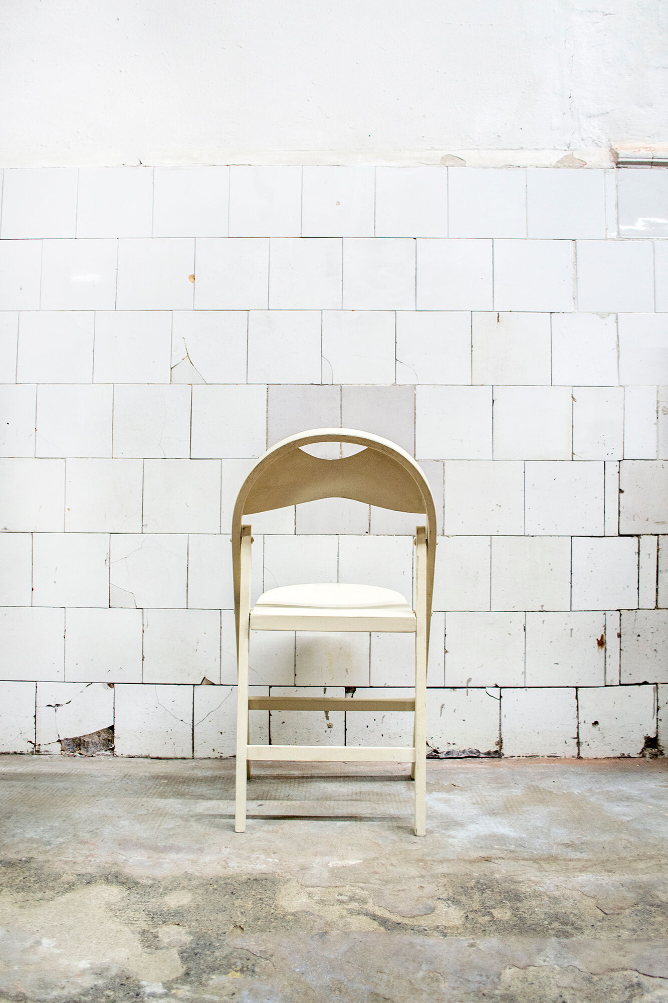 Pair of folding chairs, Poland 70s
