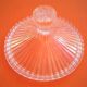 1950s Covered Jar Candy Dish / Candy Box Cut and Chiseled Glass