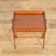 Mid-Century Teak and Rattan Nightstands by Søren Rasmussen, Denmark, 1960s,