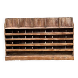 Old sorting cabinet with shelf and lockers, unique piece