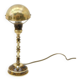 Adjustable desk lamp in lacquered brass, France 1940