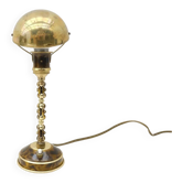 Adjustable desk lamp in lacquered brass, France 1940