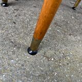 3 wooden nesting tables, 50s-60s