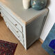 Vintage art deco wood chest of drawers