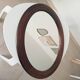 Miroir ovale vintage années 60/70 69*54 cm