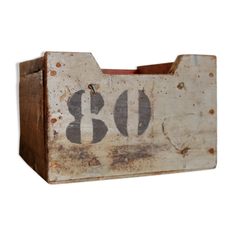 Old wooden box