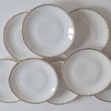 Set of 8 Limoges porcelain plates
