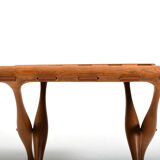 Poul Hundevad Oak Guldhøj Folding Stool Model PH-41 1960s