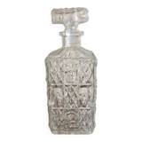 Large ornate glass carafe