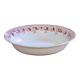 Pink ironstone salad bowl signed St Amand, Mûrier collection.