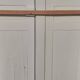 Pair of 19th-century cupboard doors and frame, woodwork
