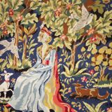 Large Needlepoint Canvas Tapestry - Margot de Paris - The Let